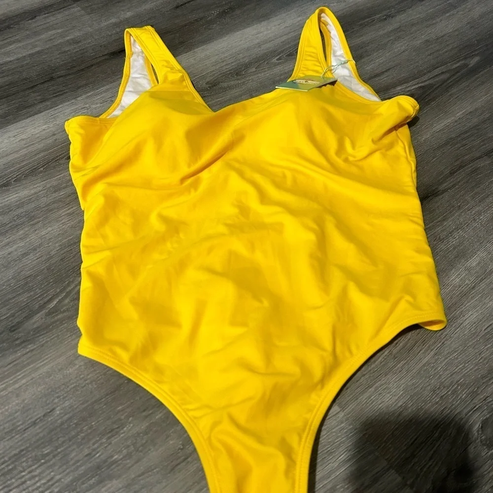Fila Yellow Women's One‎ Piece Swimsuit